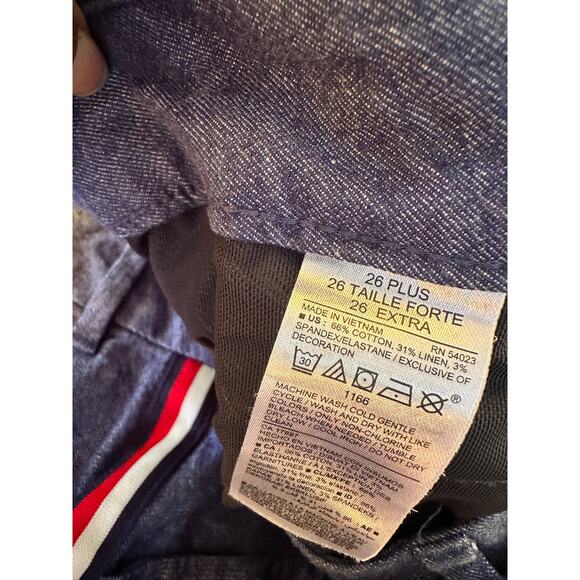 Old Navy Pixie  Cropped Jeans Size 26 Plus - Picture 4 of 9